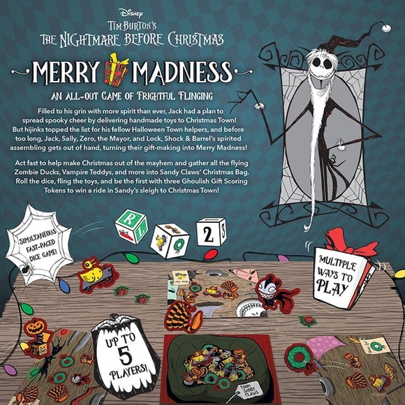New in box Disney Tim Burton's The Nightmare Before Christmas Merry Madness - Picture 13 of 13